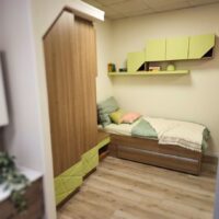 Jugendzimmer in Lack Apfelgrün 