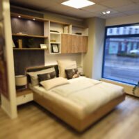 Schlafzimmer in Wildeiche mit Tanne weiß 